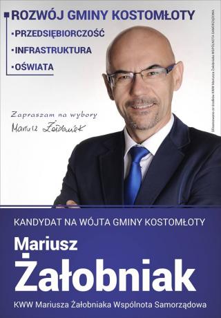 Mariusz Żałobniak: Dziękuję wyborcom!