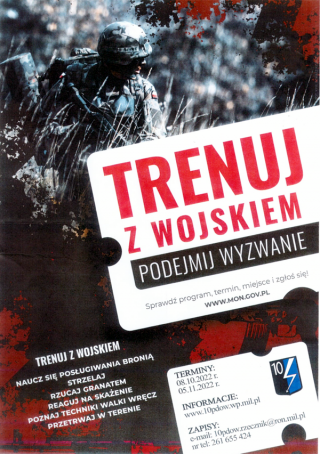 Trenuj z wojskiem! 10 Wrocławski Pułk Dowodzenia zaprasza na szkolenie