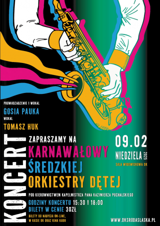 Karnawałowy koncert Średzkiej Orkiestry Dętej