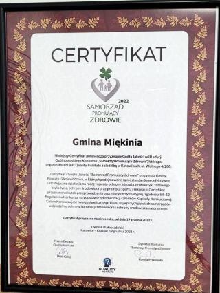 Gmina Miękinia - Samorząd Promujący Zdrowie