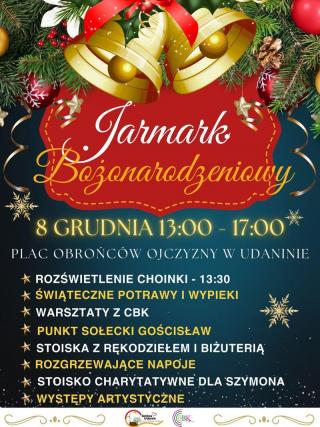 Jarmark Bożonarodzeniowy w Udaninie już 8 grudnia!