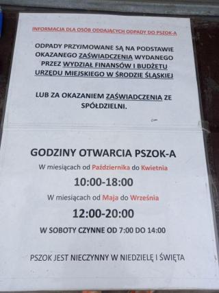 PSZOK w Krynicznie działa też w soboty