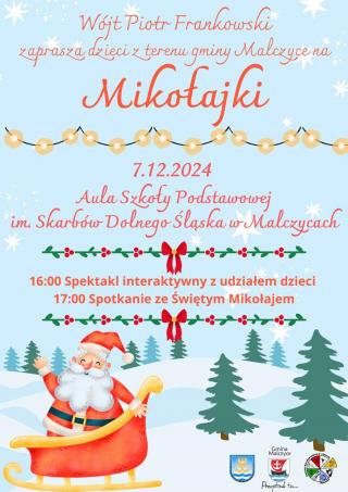Gminne Mikołajki w Malczycach już 7 grudnia!