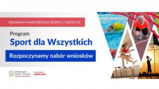 Ruszył nabór wniosków do Programu Sport Dla Wszystkich w 2024 roku