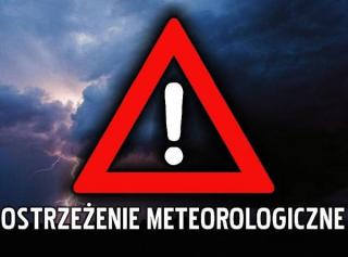 OSTRZEŻENIE PRZED BURZAMI Z GRADEM