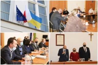 Radni powiatu przyjęli rezolucję na znak solidarności z Narodem Ukraińskim