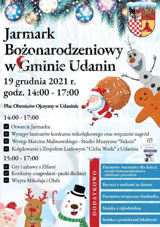 Jarmark Bożonarodzeniowy w Udaninie