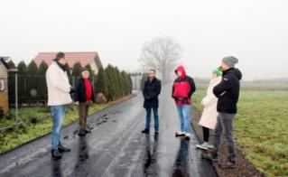 Droga gminna Gościsław - Lasek przebudowana i odebrana