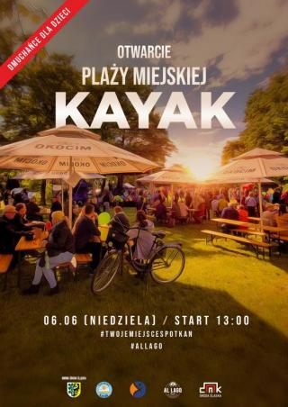 Oficjalne otwarcie plaży miejskiej KAYAK