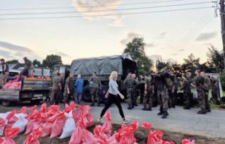 Sytuacja w Powiecie Średzkim po przejściu fali kulminacyjnej