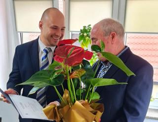 Po 43 latach pracy w malczyckiej firmie przeszedł na zasłużoną emeryturę