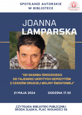 Joanna Lamparska odwiedzi średzką bibliotekę!