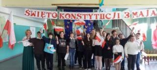 Narodowe Święto Konstytucji 3 Maja w Szkole Podstawowej w Udaninie