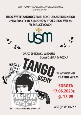 Zakończenie roku akademickiego seniorów z Malczyc uświetni premierowy występ teatru ATAM