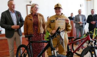 Zwycięzcy odjechali rowerami