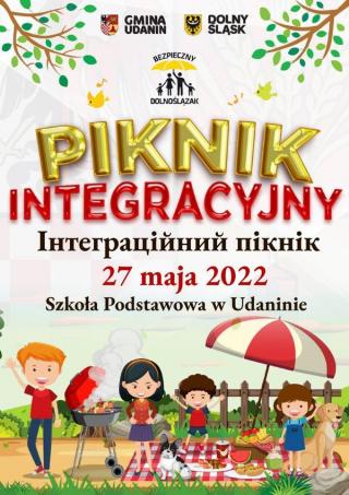 Piknik integracyjny w szkole w Udaninie