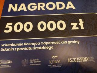 500 tys. zł dla Gminy Udanin na walkę z Covid-19