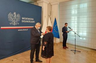 Pracownice Urzędu Gminy Udanin odznaczone przez prezydenta RP