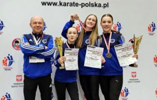 Kolejny sukces średzkich zawodniczek! 3 złote medale w Mistrzostwach Polski Karate WKF