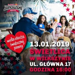 Gościem wieczoru finału WOŚP w Wilkszynie będzie znany żużlowiec