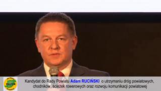 Kandydat do Rady Powiatu Adam RUCIŃSKI