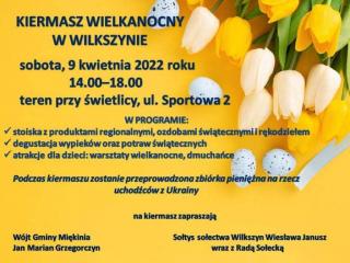 Wilkszyn zaprasza na wielkanocny kiermasz