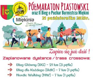 Gmina Miękinia otwarta na biegaczy. Trwają zapisy na półmaraton i bieg o Puchar Burmistrza Miękini