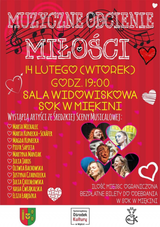 Wyjątkowy koncert walentynkowy w SOK w Miękini