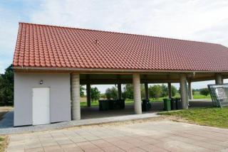 Budowa wiaty rekreacyjnej w Ciechowie z dofinansowaniem Stowarzyszenia Aglomeracja Wrocławska