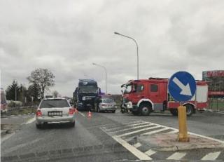 Wypadek drogowy w Błoniach