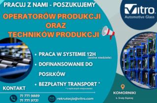 PRACA! Dołącz do zespołu Vitro Automotive Glass!