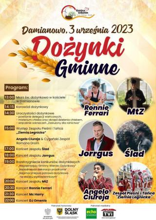 Państwo Młynarczyk starostami Dożynek w Damianowie