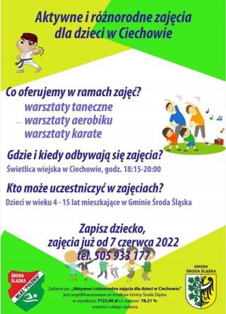 Aktywne i różnorodne zajęcia w Ciechowie