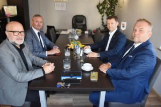Zarząd Legnickiej Specjalnej Strefy Ekonomicznej spotkał się z wójtem Gminy Malczyce
