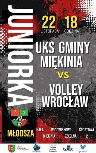 UKS Gminy Miękinia zaprasza na mecz na szczycie juniorek młodszych!