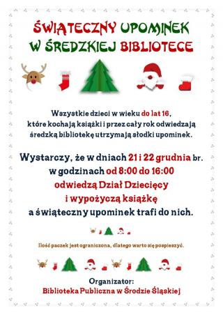 Świąteczny upominek w średzkiej bibliotece