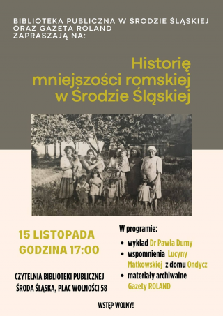 Poznaj historię mniejszości romskiej w Środzie Śląskiej