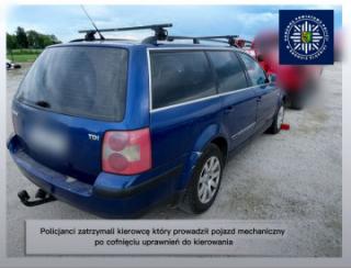 Prowadził mimo cofniętych uprawnień – zatrzymany przez średzką drogówkę!