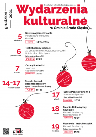 Dom Kultury zaprasza na grudniowe wydarzenia