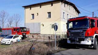 POŻAR SADZY W KOMINIE - INTERWENIOWALI STRAŻACY