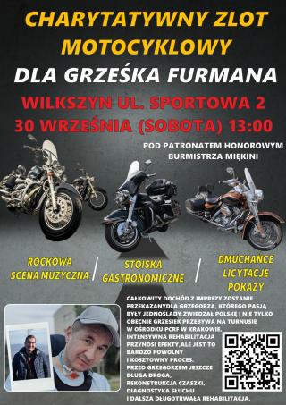 Wilkszyn pomaga Grześkowi! Już za tydzień Charytatywny Zlot Motocyklowy