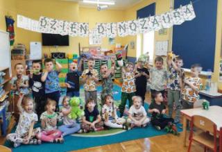 Dzień Dinozaura w średzkim Przedszkolu nr 1