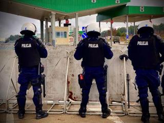 Średzcy policjanci wspomogą mundurowych na granicy z Białorusią