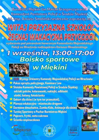 Gmina Miękinia zaprasza na pełne atrakcji zakończenie wakacji