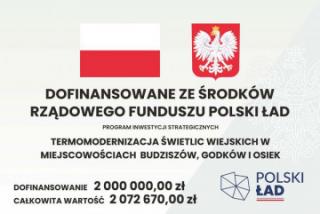 Termomodernizacja świetlic wiejskich w miejscowościach Budziszów, Godków i Osiek