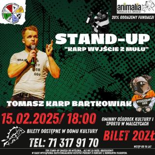 Stand-up w Malczycach! Zapraszamy na wieczór pełen dobrego humoru