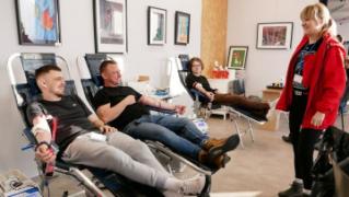 Ponad 50 osób wzięło udział w pierwszej akcji krwiodawstwa w CeKA