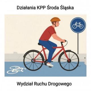 Rowerzyści pod lupą policjantów WRD KPP Środa Śląska!
