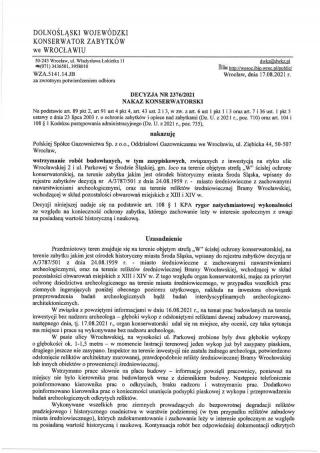 Dlaczego naprzeciwko starostwa wciąż są wykopy w jezdni i kto za to odpowiada?