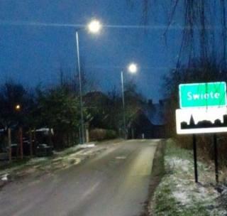 Nowe lampy uliczne w Świętem